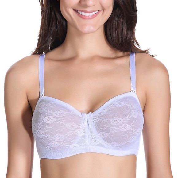 DOBREVA See-Through Underwire Strapless Lace Bra - Picture 3 of 7